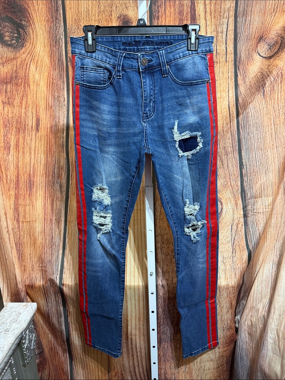 Rue 21 Premium Men’s Skinny Supreme Flex Distressed Jeans Size 30/32